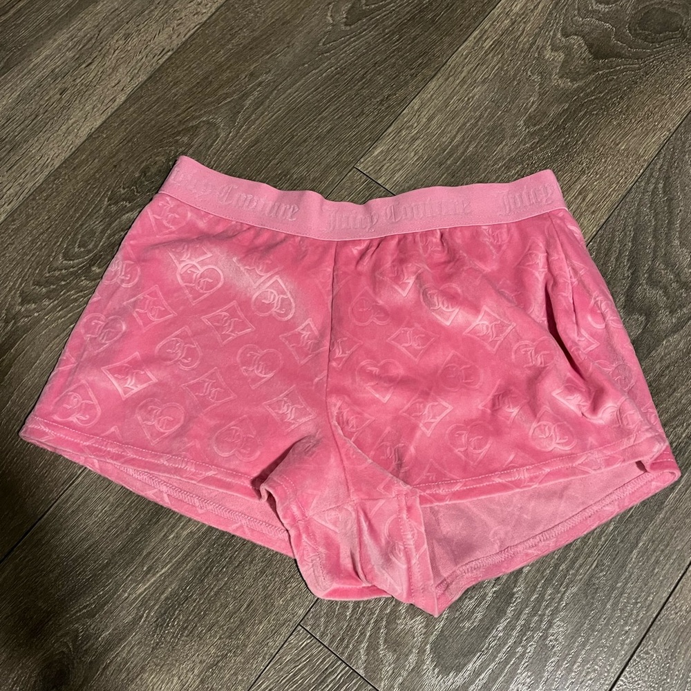 Juicy Couture Pink Logo Shorts